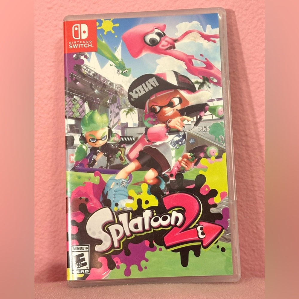 Nintendo Switch Splatoon 2 - Game & Case!